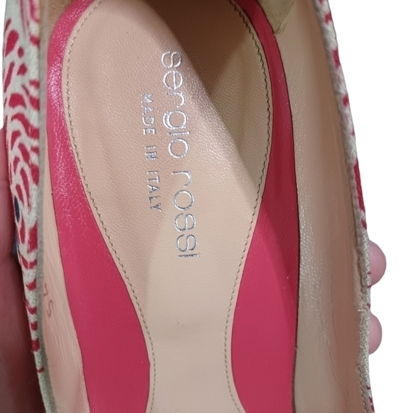 Sergio ROSSI floral fabric heels - Picture 8 of 10